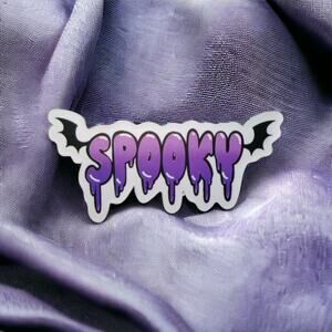 Purple Drippy Bat Wings Spooky Pastel Goth Cute Creepy Punk Scary